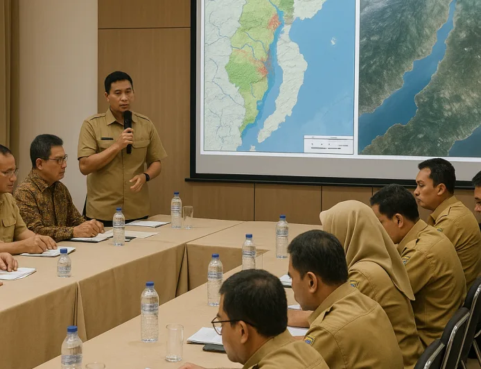 Sidang TKPSDA WS Pompengan Larona Bahas Penanganan Banjir 3 Sungai di Luwu Utara