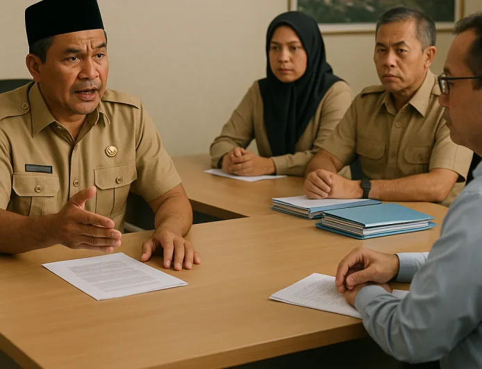 Bupati Parimo Perintahkan Bagian Hukum Kawal Sengketa Proyek Perpustakaan Daerah