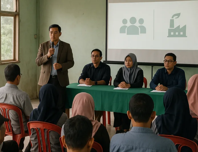 Fakultas Hukum UBB Edukasi Desa Sempan soal Perlindungan Konsumen Energi dan Lingkungan