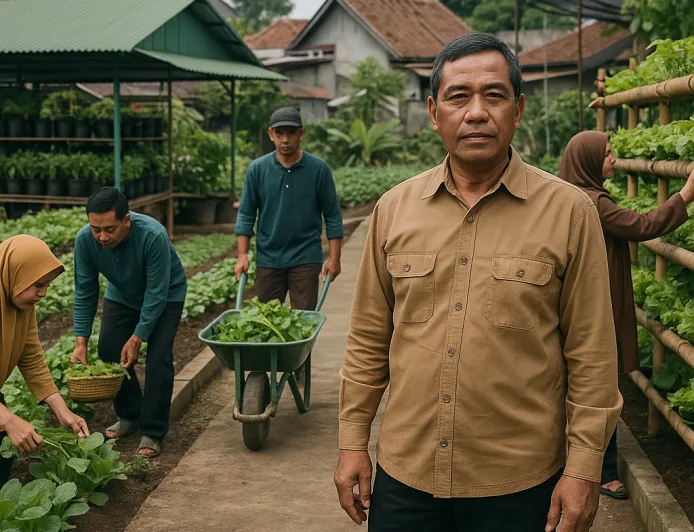 Kampung Sosial Berbasis Ketahanan Pangan di Cimahi Percepat Pengentasan Kemiskinan