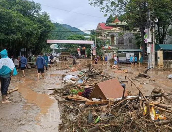 Peta Risiko Banjir Bandang dan Tanah Longsor di Provinsi Utara Vietnam 2026