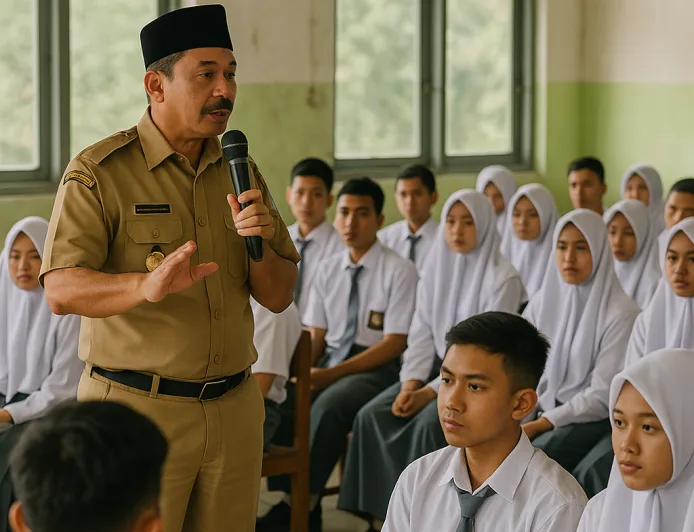 Kadis Kominfo Merangin Tegaskan Pentingnya Bijak Bermedia Sosial bagi Siswa SMAN 5