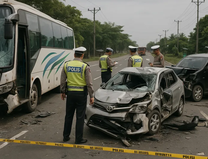 Kecelakaan Maut di Pantura Indramayu Tewaskan 12 Orang, Polisi Temukan 141 U-turn Ilegal
