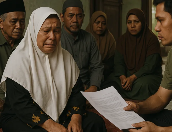 Santri Tewas Dibakar: Keluarga Tuding Polisi Sodorkan Surat Damai Tutup Kasus