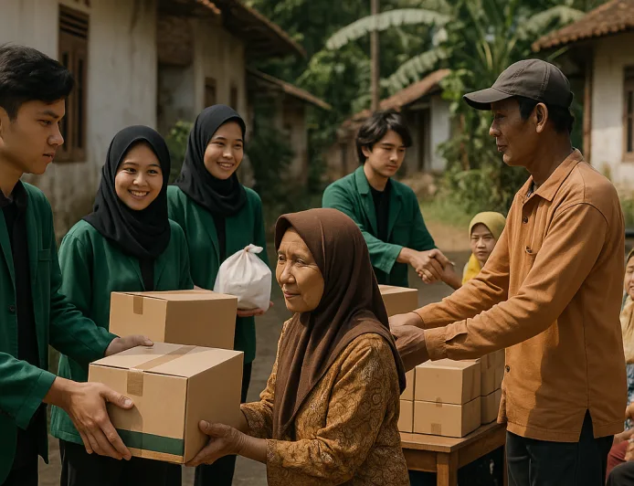 Bakti Sosial IMT Purwokerto di Desa Sokatengah Perkuat Kepedulian Masyarakat