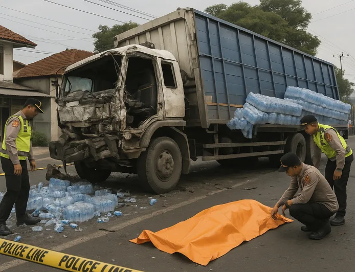 Korban Tewas Kecelakaan Truk Air Mineral di Cirebon Bertambah Jadi 3 Orang