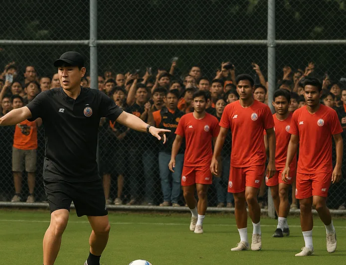 Shin Tae-yong Pimpin Latihan Perdana Persija Jakarta, Jakmania Antusias Mengintip!