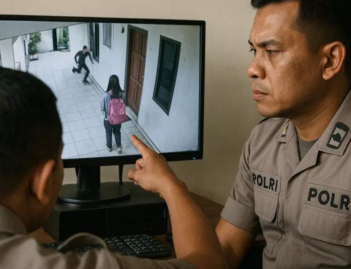 Polsek Labuhanratu Kejar Sindikat Pencuri Laptop Mahasiswi Unila dengan Bukti CCTV