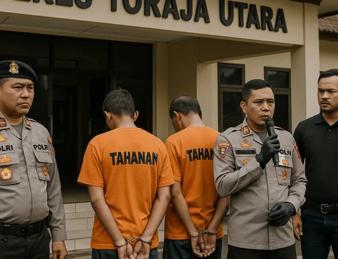 Pembunuhan di Toraja Utara Terungkap: Polisi Ungkap Motif Dendam Lama