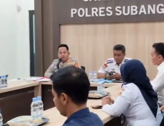 Satlantas Polres Subang Gandeng Lima Pilar untuk Tekan Angka Kecelakaan Lalu Lintas