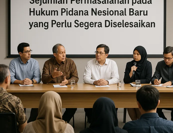 Sejumlah Permasalahan pada Hukum Pidana Nasional Baru yang Perlu Segera Diselesaikan