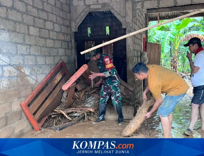 Banjir dan Longsor di Kampung Lelipang Sangihe: Dua Jembatan Putus dan Rumah Rusak