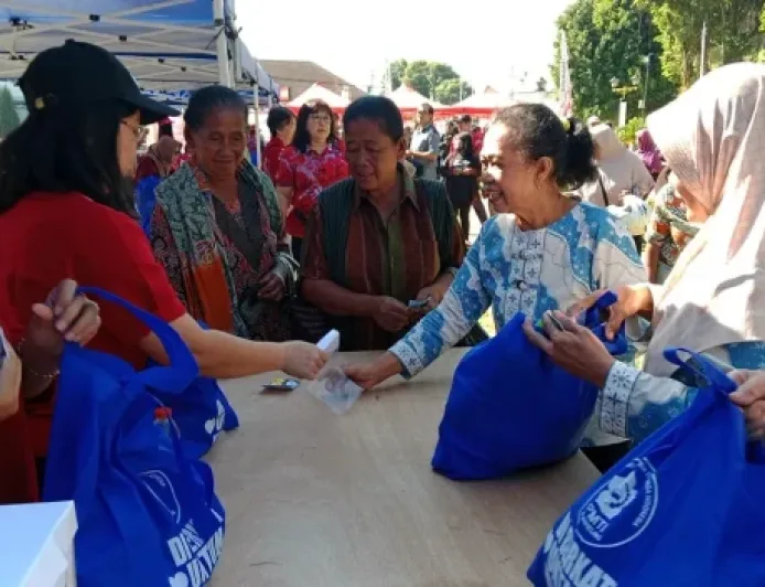 Bakti Sosial PSMTI Magelang Tebus Murah Kebutuhan Pokok, Ringankan Beban Ekonomi Warga