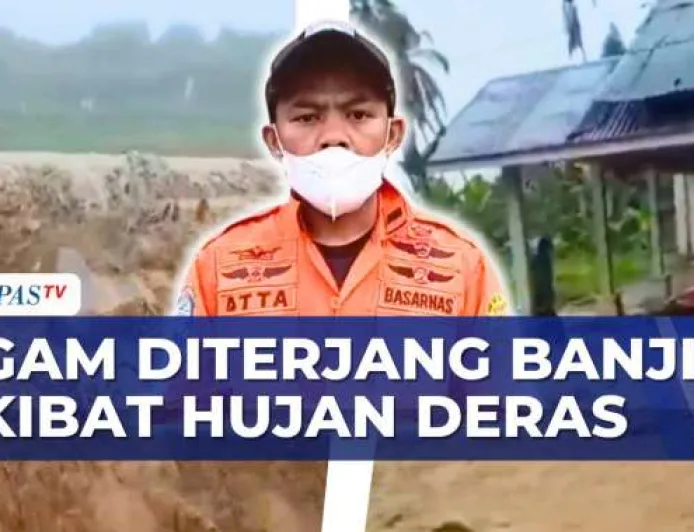 Sungai Batang Meluap, Banjir Kembali Rendam Permukiman di Agam Sumbar