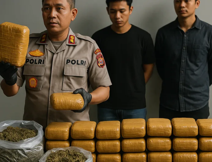 Polisi Bongkar Peredaran Ganja 8,7 Kg Lewat Media Sosial di Bekasi-Bogor