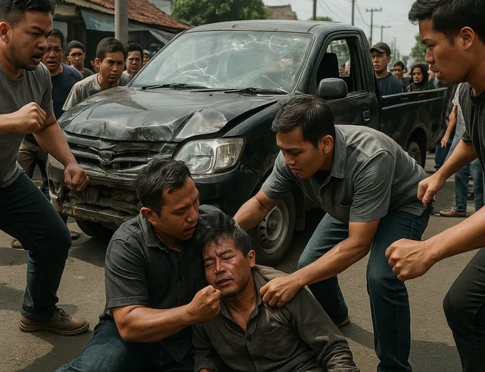 Pria Tasikmalaya Diamuk Massa Usai Disangka Begal, Ternyata Korban Kecelakaan