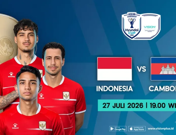 Cara Nonton dan Link Live Streaming Timnas Indonesia vs Kamboja di Piala AFF 2026