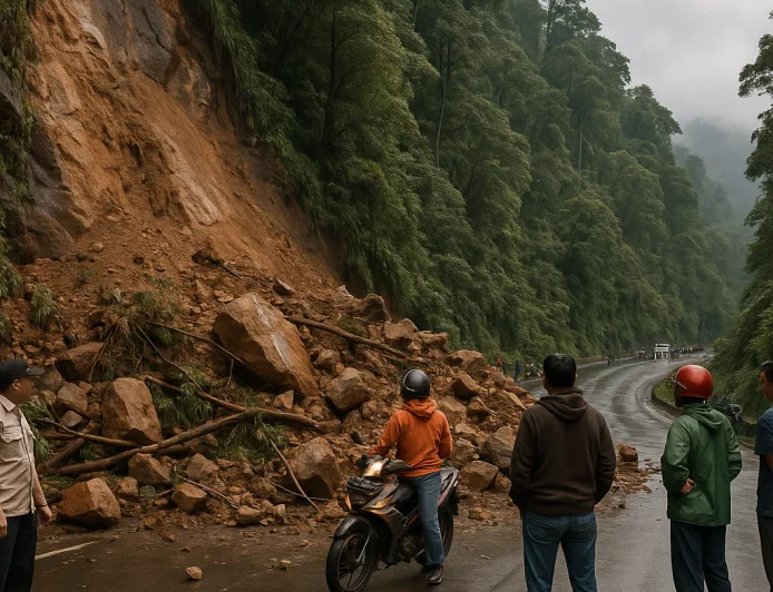Longsor Tebing di Lembah Anai: Jalur Padang-Bukittinggi Terputus Sementara
