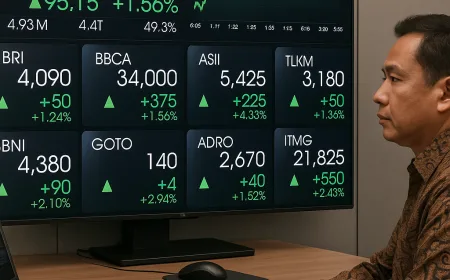 Asing Borong 10 Saham Ini Saat IHSG Menguat 1,56% ke 6.186,36