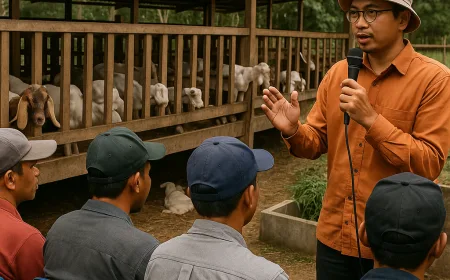 UNJA Bekali Peternak Kambing Cara Cegah Penyakit dan Tingkatkan Produktivitas