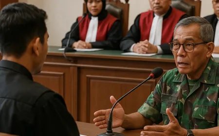Eks Kabais TNI Jadi Saksi Ahli Hukum Militer di Sidang Kasus Penyiraman Andrie Yunus