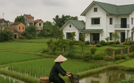 Pasar Properti Hanoi Bertransformasi, Spekulasi Harga Tanah Akan Menurun Tajam