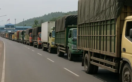 Antrean Truk Logistik di Pelabuhan Ketapang Capai 12 Km Usai Lebaran, ASDP Siapkan Solusi