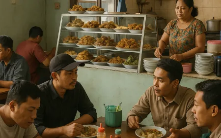 Warteg sebagai Ruang Sosial Vital yang Menyatukan Perantau di Kota Besar