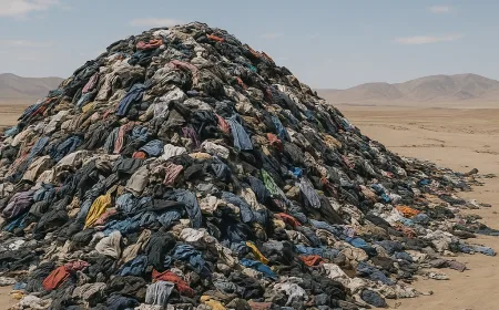 Gunungan Baju Bekas di Gurun Atacama Terlihat dari Luar Angkasa, Ini Dampaknya