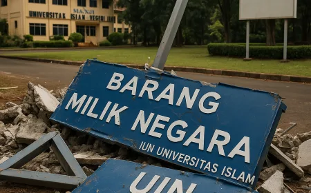 Plang BMN Dirusak, UIN Jakarta Tempuh Jalur Hukum Tegas Hadapi Penguasaan Aset