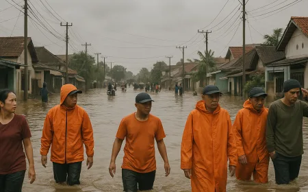 Banjir Pasuruan Akibat Hujan Lebat, 100 KK dan 100 Rumah Terdampak