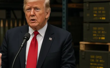 Trump Bantah AS Krisis Amunisi Usai Konflik Iran: Stok Kami Melimpah