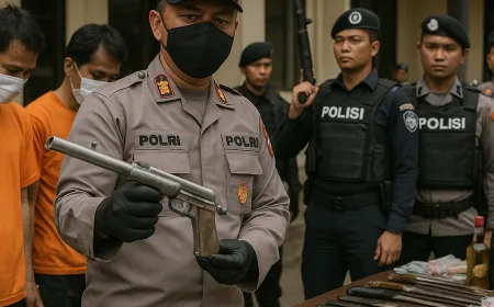 Operasi Pekat Mahakam 2026: Ratusan Kasus Penyakit Masyarakat dan Senpi Rakitan Disita