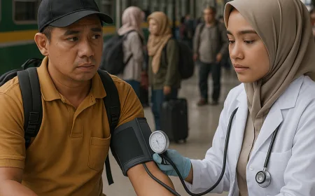 Hipertensi Jadi Penyakit Terbanyak Pemudik di Stasiun Gambir, Ini Cara Cegahnya