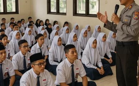 MPLS 2026: Polsek Plered Bekali Pelajar Edukasi Hukum dan Kepedulian Sosial