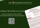 Laporan Sintesis Evaluasi – Dua Tahun Pemerintahan Prabowo–Gibran: Evaluasi Tata Kelola Politik, Hukum, Ekonomi, dan Sosial