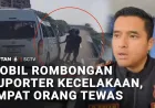 Mobil Rombongan Suporter PSS Sleman Kecelakaan, Empat Orang Tewas