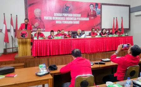 Tiga Jam Rapat, PDIP NTB Bulat Ambil Keputusan Pecat Musyafirin sebagai Kader Partai