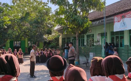 Polsek Pedan Tanamkan Kesadaran Hukum Sejak Dini, Siswa SD Diingatkan Bahaya Perundungan