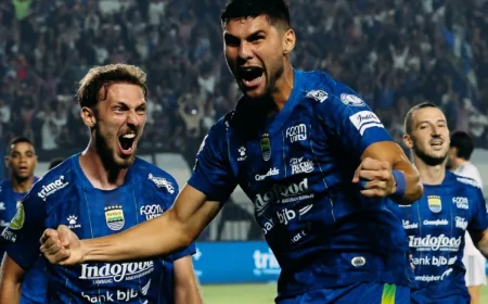Hasil Persib Bandung vs Persik Kediri di Super League 2026-2027: Gol Julio Cesar Bantu Pangeran Biru Menang 1-0!