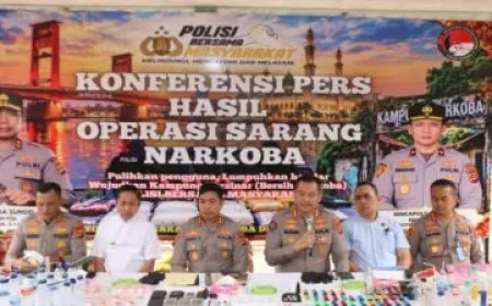 Polda Sumsel Tindak 40 Titik Kampung Narkoba, Bandar dan Pengedar Diproses Hukum