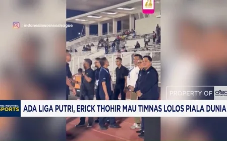 Video: Ada Liga Putri, Erick Thohir Mau Timnas Lolos Piala Dunia
