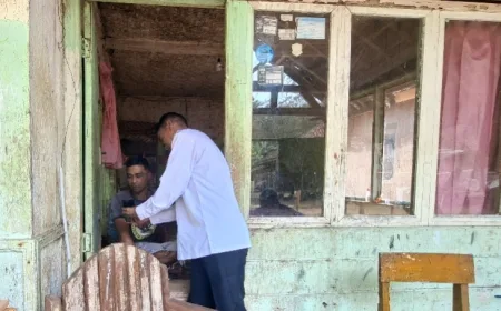 Pendamping Sosial Jampangkulon Perbarui Data DTSEN Warga Desa Tanjung Usai Viral di Media Sosial