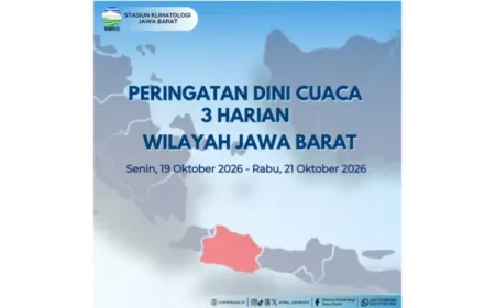 BMKG Puncak Ingatkan Potensi Cuaca Ekstrem di Bogor, Waspada Hujan Lebat dan Longsor