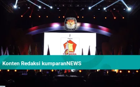 Survei Poltracking: Elektabilitas Gerindra 22,9%, PDIP-Golkar Menyusul