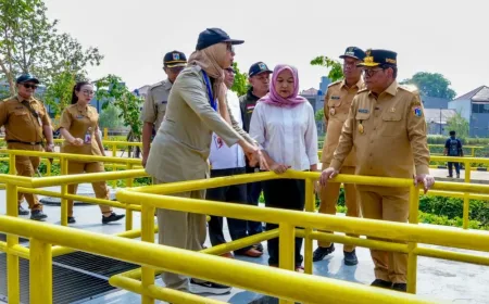 Pramono Anung Resmikan Embung Batu Bangkong dan Bambu Hitam untuk Pengendalian Banjir