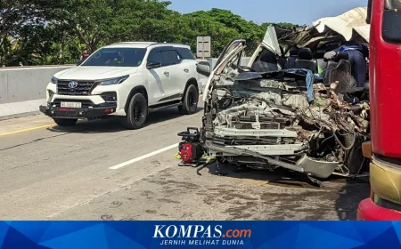 Kecelakaan Tewaskan 4 Suporter PSS Sleman di Tol Madiun, Sopir Diduga Mabuk