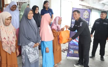 Sambut Hari Jadi ke-75 Humas Polri, Polres Bantul Gelar Aksi Sosial