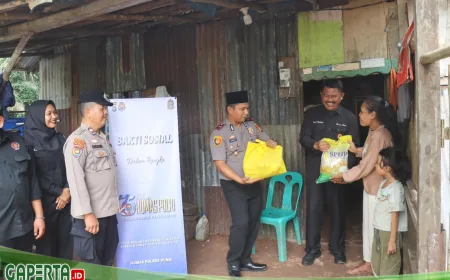 Polres Dumai Gelar Bakti Sosial Sambut HUT ke-75 Humas Polri Tahun 2026
