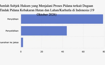 125 Subjek Hukum Jalani Proses Pidana terkait Karhutla di Indonesia